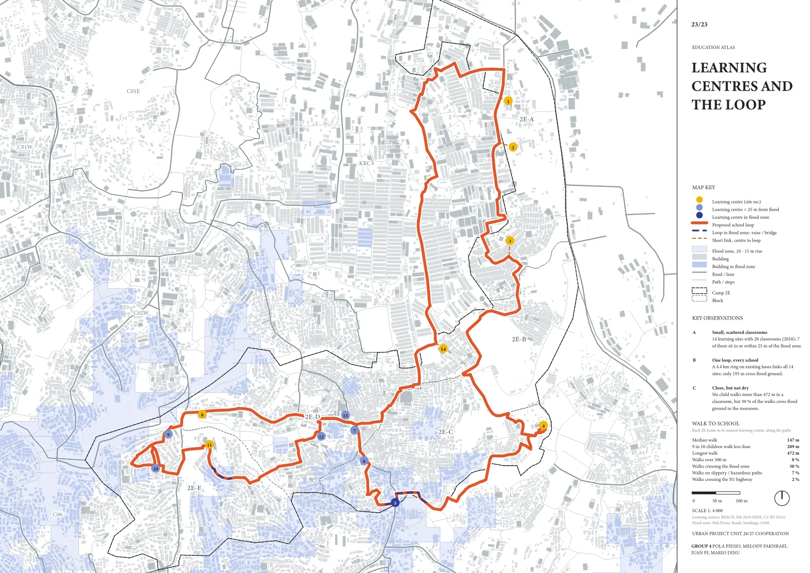 The School Loop, map